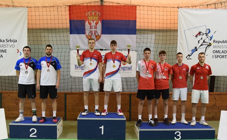 Prvenstvo Srbije za seniore_Osvajaci medalja u muskom dublu.JPG