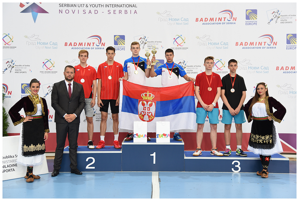 Serbian U17 International Novi Sad 2018_Osvajaci medalaj u muskom dublu.jpg