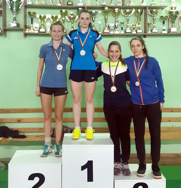 Kassabian Brothers Badminton International Championship 2019_Osvajacice medalja u zenskom singlu.jpg