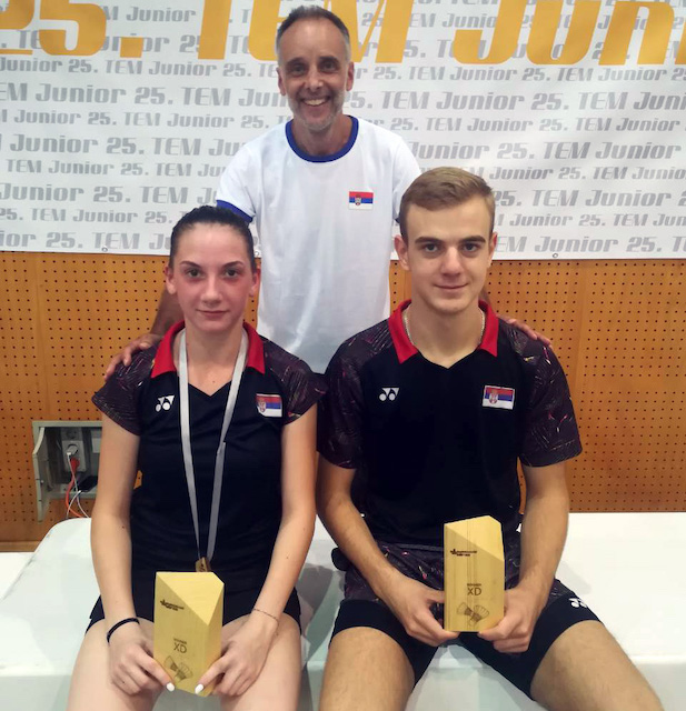 TEM Slovenia Junior International 2019_Marija Sudimac, trener Dragan Antic i Mihajlo Tomic.jpg
