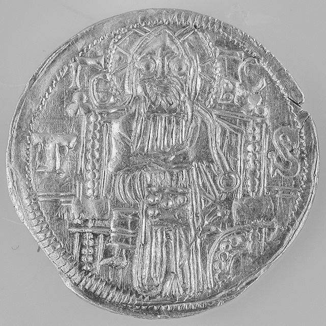 Dinar cara Stefana Dusana (1346-1355) avers foto Dragan Kurucic.jpg