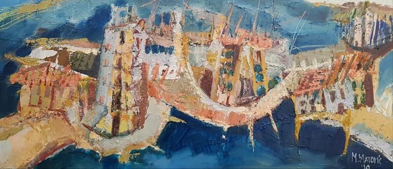 3. Stari grad, ulje na platnu, 30x70 cm, 2019.jpg