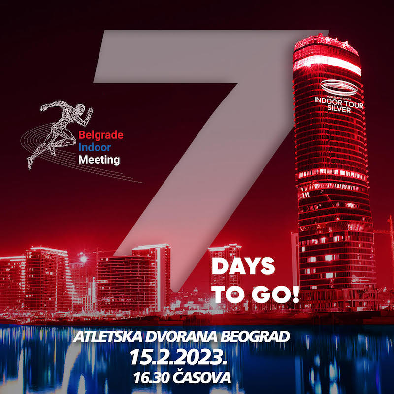 АТЛЕТИКА - 7 дана до Belgrade Indoor Meeting-a