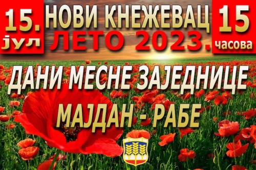 Дани месне заједнице Мајдан - Рабе