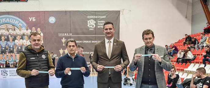 ОДБОЈКА - ОБАВЉЕН ЖРЕБ ПОЛУФИНАЛА КУПА СРБИЈЕ ЗА МУШКАРЦЕ