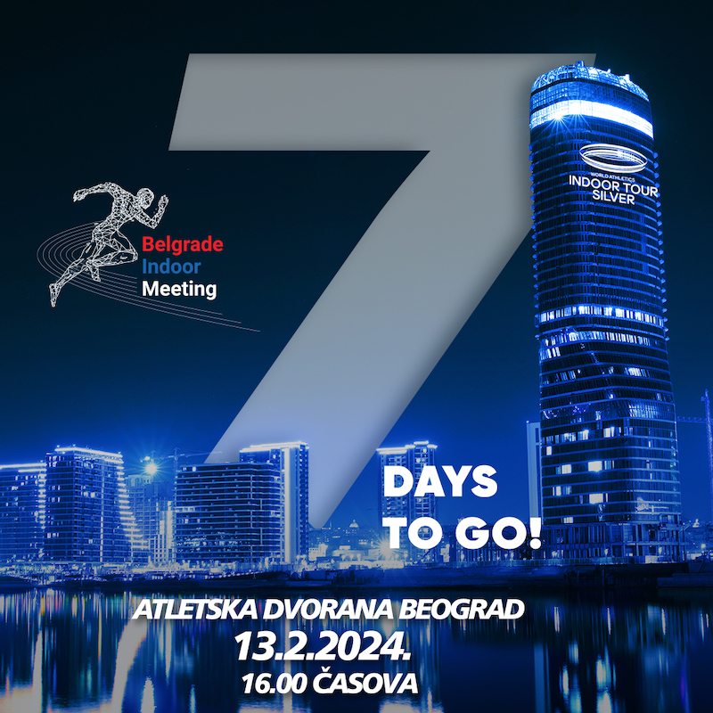 АТЛЕТИКА - 7 дана до Belgrade Indoor Meeting-a