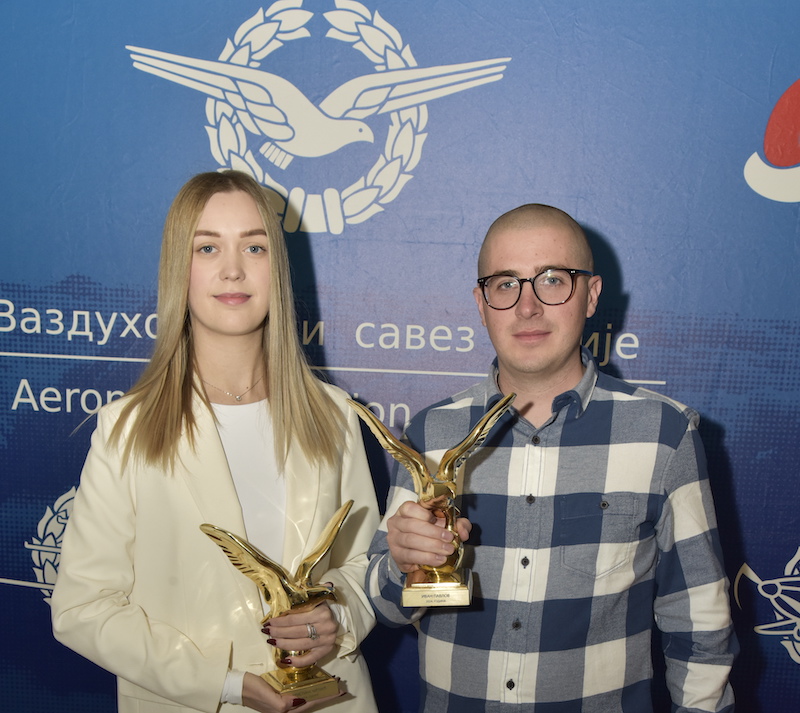 ВАЗДУХОПЛОВСТВО - ЗЛАТНИ ОРЛОВИ ЗА КРИСТИНУ ЧИПЧИЋ И ИВАНА ПАВЛОВА