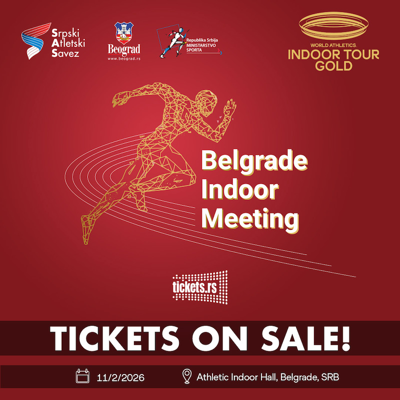 АТЛЕТИКА - ДВА МЕСЕЦА ДО BELGRADE INDOOR MEETINGA