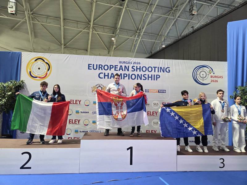 СТРЕЉАШТВО - Нова европска титула и бронза за Србиjу за краj ЕП у Бургасу