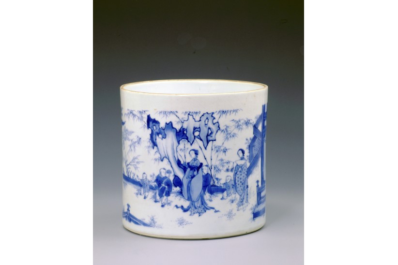Držač za četkice ukrašen ljudskim figurama, 1639, porcelan.jpg