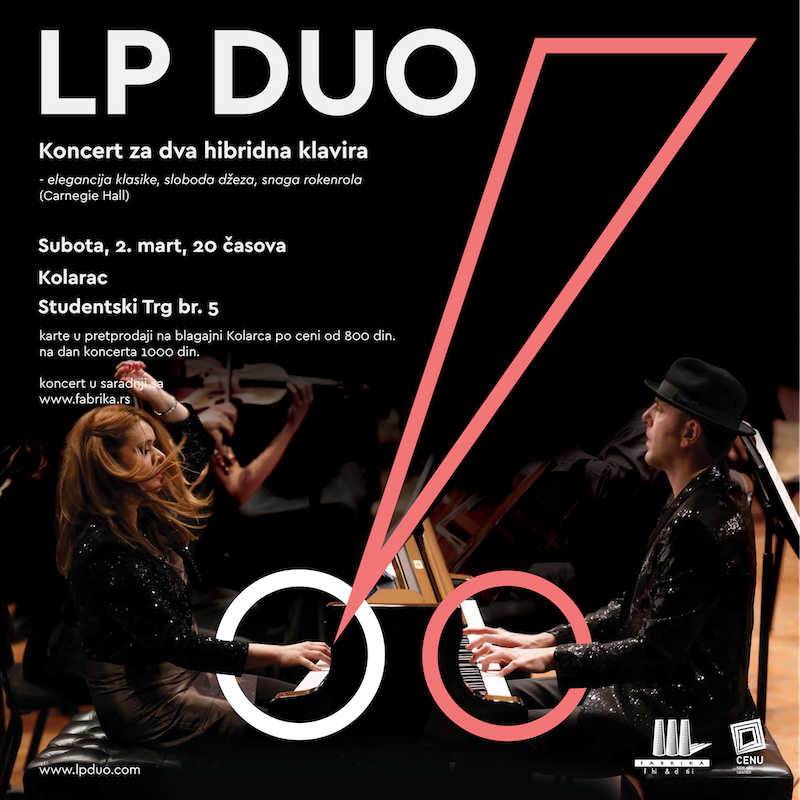 LP Duo: Концерт за два хибридна клавира у Коларцу
