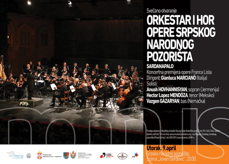Опера СНП-а отвара Номус премијером Листове опере Сарданапало