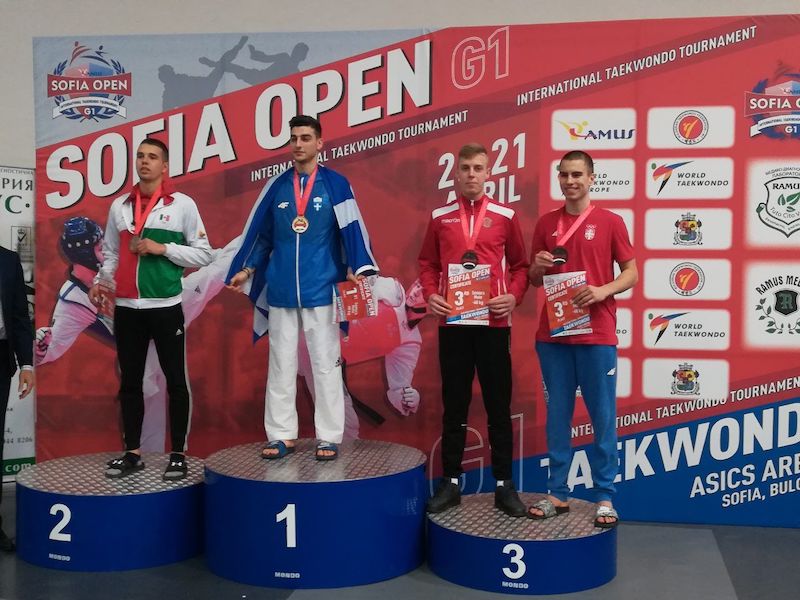 Теквондо: Божанић бронзани на Софиjа Опену 2019