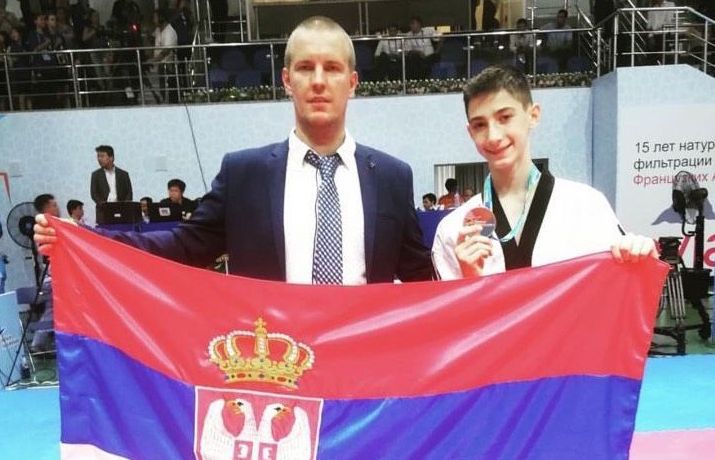 Теквондо: Сребрна медаља за Жарка Крајишника на СП за кадете у Ташкенту