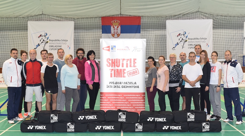 Бадминтон: УСПЕШНА ПРИМЕНА SHUTTLE TIME ПРОJЕКТА
