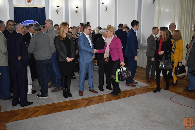 Одржан новогодишњи пријем у Градском здању