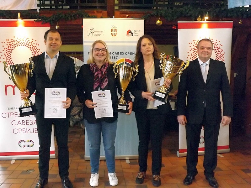 СТРЕЉАШТВО: Зорана Аруновић и Дамир Микец, наjбољи стрелци Србиjе