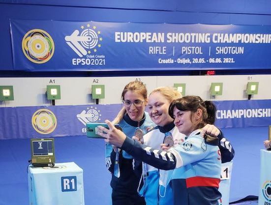 СТРЕЉАШТВО: Србиjи европска бронза у екипном надметању дама пиштољем
